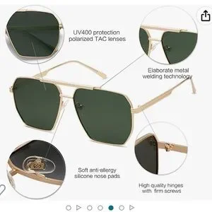 Accessories | Sojos Retro Oversized Square Polarized 
